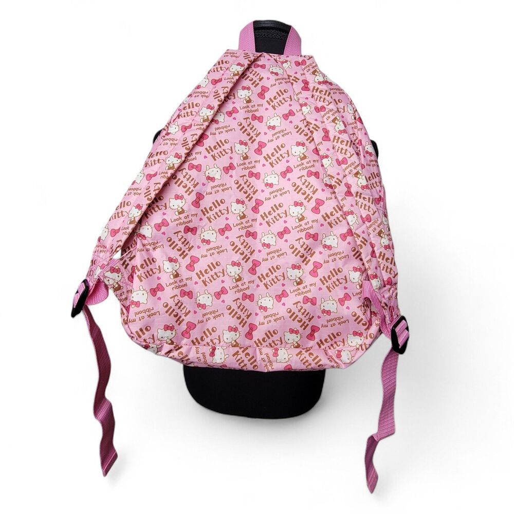 Hello Kitty Backpack School Bag Girls Sanrio All-Over Print Kidcore 2015 - Picture 2 of 9